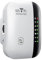 WLAN Verstärker mit Steckdose, 300Mbit/s WiFi Repeater, 2.4GHz WLAN Repeater mit WPS, Internet Verstärker für bis zu 3000m² und 30+ Geräte, inklusive Netzwerkkabel (Weiß)