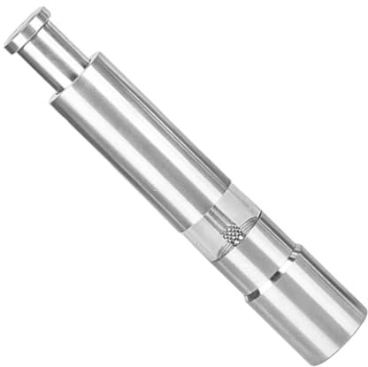 TOPBATHY Stainless Steel Grinding Bottle Pepper Grinder Salt Grinder One Hand Operation for Kitchen Manual
