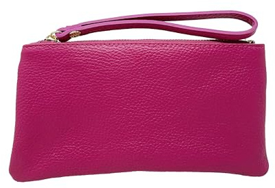 Chicca Borse Pochette con cinturino da polso Borsa Donna in Pelle Dollaro
