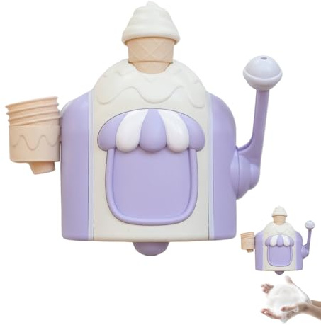 Pruojhw Badespielzeug für | Wandkurbel | Spielset Seifenblasenmaschine für Badewanne – für 2 bis 5 Jahre, Weihnachten, Geburtstag, Badezimmer, Haus, Innen