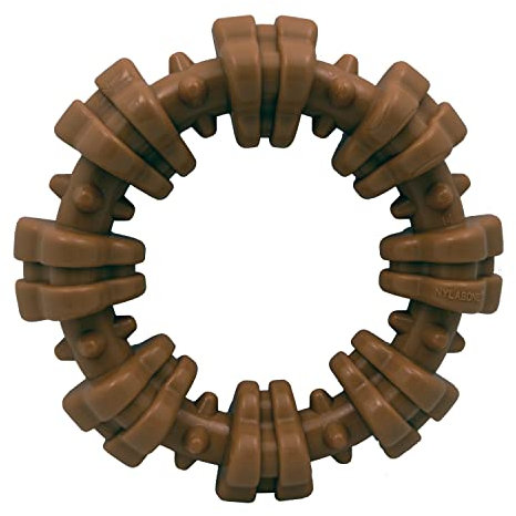 Nylabone Power Chew Textured Dog Chew Ring Toy Ring Flavor Medley X-Large/Souper (1 Count)