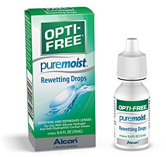 Opti-Free Puremoist Rewetting Drops, 12-mL