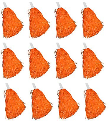 Windy City Novelties - 12er-Pack – Pompons (Orange)