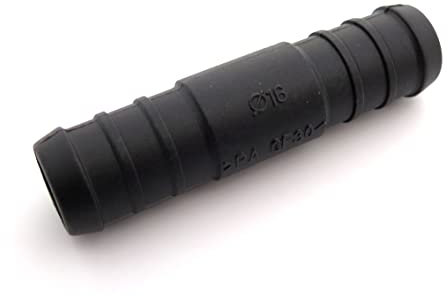 Schlauchverbinder Kunststoff Gerade x2 - Außendurchmesser 16mm - Für Schläuchen