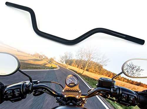 Manubrio Moto 7/8 22mm Manubrio Universale per EXC TE DL CRF CB YZF WR XT KLX KX DRZ KLR Dirt Bike ATV Motocross Enduro Nero