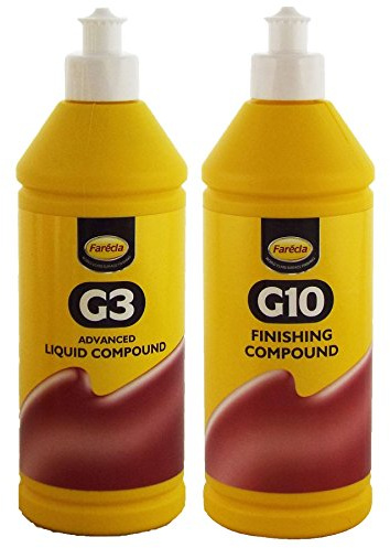 FARECLA G3 Advanced Liquid Compound 500ml & G10 Rubbing Compound 500ml