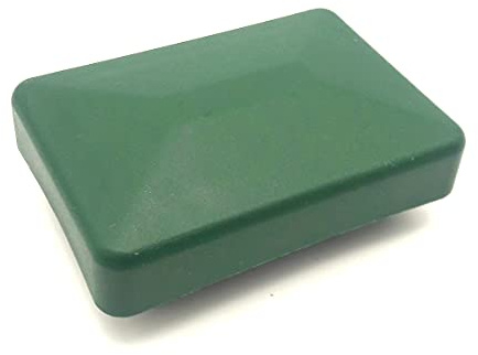 10x Pfostenkappe Kappe Abdeckkappe KU Grün Zaunpfosten Doppelstabmattenzaun f.Pfosten 40x60mm