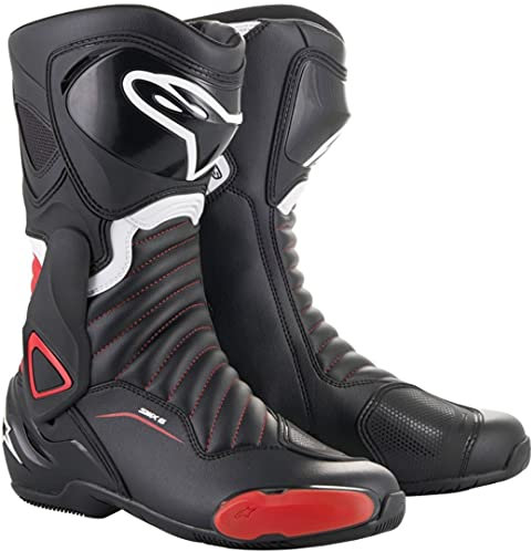 Alpinestars SMX 6 V2 motorcykelstövel svart/röd 37