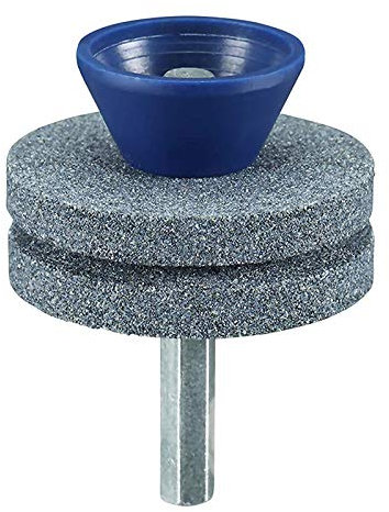 huiingwen 1 aiguiseur de lame de tondeuse à gazon rotatif à double couche pour perceuse électrique et perceuse manuelle à double couche, meuleuse de pierre, pour jardin, cour, cuisine