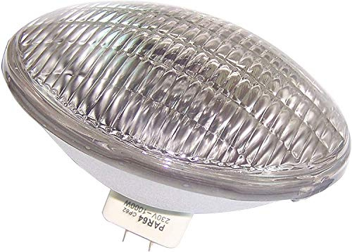 Tawelun White Par64 Halogen Stage Lamp par 64 120V 1000W MFL FFR,Stage and Studio Halogen Lamp,Par64 1000W GX16d Professional Light for Stade,Theatrical, Film,and Event Use(Not for Household Use)