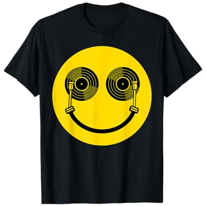 Disc Jockey Smile DJ Maglietta