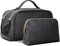 NUBILY Trousse de Toilette Femme pour Voyage Trousse de Maquillage Grande Capacité Sac à Cosmétiques Maquillage Imperméable PU 2 Pièces Noir