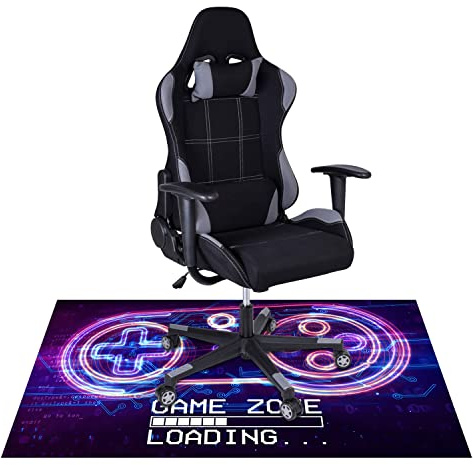 Ferocity | Bodenschutzmatte Bürostuhl Unterlage | 90X140cm | für Schreibtisch ins Büro | Kinderzimmer Spielmatte | rutschfest | Kratzfest | für Hartboden | Model Game Zone Loading [161]