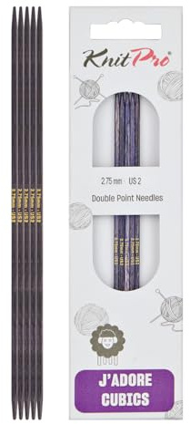 KnitPro J’adore Cubics Nadelspiele 6 (15cm) | 2,75mm