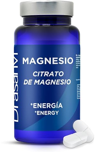 Citrato de Magnesio Drasanvi en 90 Comprimidos Diarios Vegano Sin Gluten | Contribuye a Disminuir el Cansancio y la Fatiga, Vegano y Sin Gluten, en Comprimidos de Uso Diario Facil de Tomar Diariamente