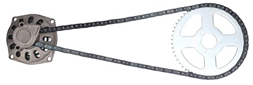 Pocket Bike Kopplingsset,ATV Växellåda Kedjehjul, 6T Växellåda Koppling Trumma Bell Hus T8F Kedja 54 Tänder Kedjehjul Passar för PIT Quad Dirt Bike ATV