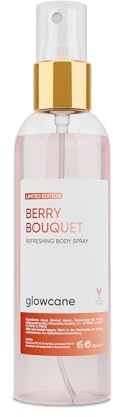 glowcane Berry Bouquet Body Spray Damen | Fruchtiger & süßer Duft | Limitierte Edition | Geschenke für Frauen | Schadstofffrei | Tierversuchsfrei & Vegan
