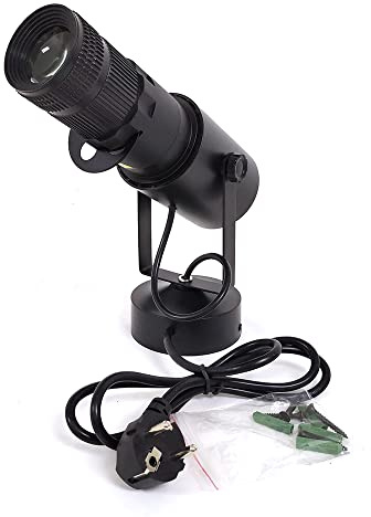 Punktstrahler für Discokugel 15W 5500k Spot Light Spot Lichter 4 Blenden Einstellbar Blendengröße Disco Spot Lights Discokugel Strahler 15° Abstrahlwinkel LED DJ Effekt Licht 8m Abstrahldistanz