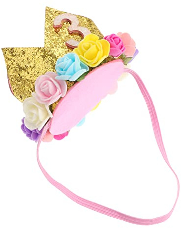 Beaupretty Bandeau Fleuri Pour Garçon Fille Fille Couronne Douce Accessoire Cheveux Garçon Fleur Colorée Ans