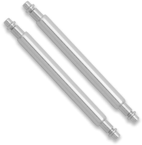 Skinny Fat Federstege mit 2,0 mm Durchmesser, 18 mm, 20 mm, 22 mm, 24 mm, extra große 1,1 mm Spitze, kompatibel mit Seiko SKX007 und SKX009 Taucheruhren, Edelstahl-Ersatzuhrenstifte