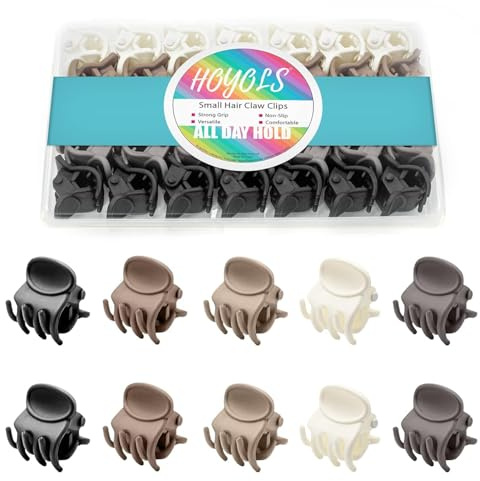 HOYOLS Pinzas Pequeñas de Cabello para Cabello Fino y Corto, 35 Piezas