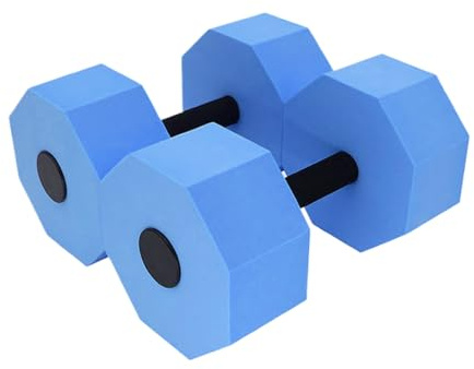 Aqua Barbells – 27 x 16 x 15 cm vattenvikter, EVA-träningshantlar, flytande fitnessverktyg för pool aerobics gym yoga simning | lätt träningsutrustning, för tonåringar och vuxna och viktminskning