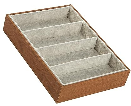YMGSCC 4 Slot Eyeglass Sunglasses Organiser Case Jewelry Watches Sunglass Show Tray Glasses Storage Rack