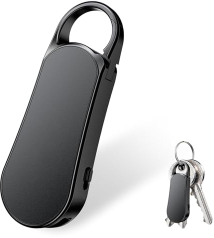 Ponovo 32GB Grabadora de Voz Diseño Llavero con Carcasa Metálica