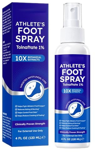 Spray para Pies 120ml, Tratamiento para Pie de Atleta