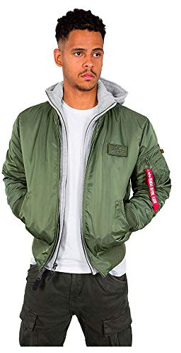 Alpha Industries MA-1 D-Tec Bomberjacke für Herren Sage-Green