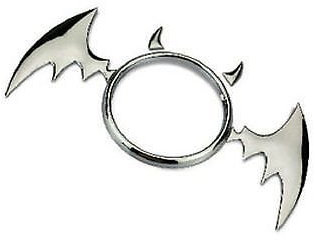 SKS Distribution® Kit de pegatinas de emblema de coche 3D de plata con diseño de Batman