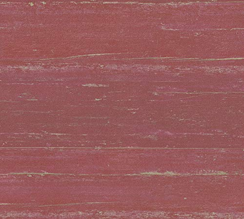 A.S. Création Vliestapete California Tapete in Vintage Holz Dekor Optik 10,05 m x 0,53 m rot Made in Germany 363943 36394-3