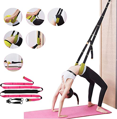 Yoga-Taillen-Biegungstrainer – Mehrzweck-Tür-Flexibilitäts-Assistent, Stretchband, geeignet für Fitness, Tanz, Yoga, Gymnastik, Cheerleading, Splits