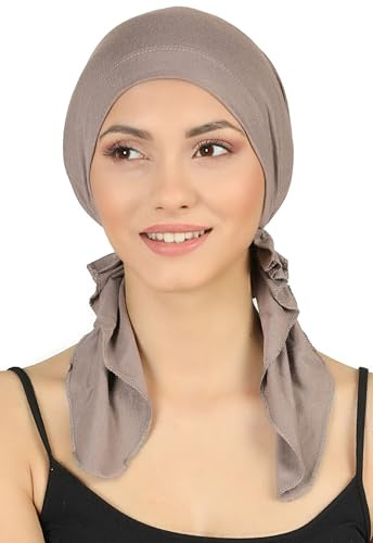 Deresina Headwear Vorgebundenes Bandana (Mink)