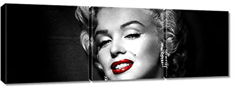 Wandbild auf Leinwand, Motiv Marilyn Monroe, 90 x 30 cm, Nr. H585M_PC3A