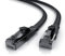 CSL - 10m CAT8.1 Netzwerkkabel Flach 40 Gbits - Baumwollmantel - LAN Kabel Patchkabel - CAT8 Gigabit RJ45 Ethernet Cable - 40000 Mbits Geschwindigkeit - Flachbandkabel - Verlegekabel - CAT6 CAT7