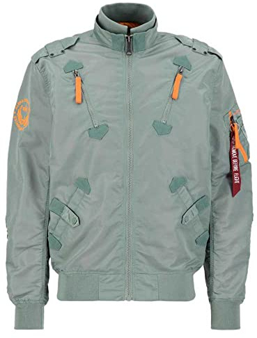Alpha Industries Falcon II Bomberjacka för män Dusty Green