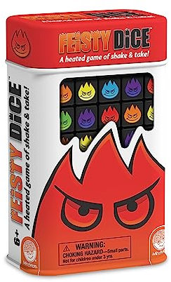 MindWare, Feisty Dice, Strategie-Würfelspiel, ab 6 Jahren, 3-5 Spieler, 15 Minuten Spieldauer