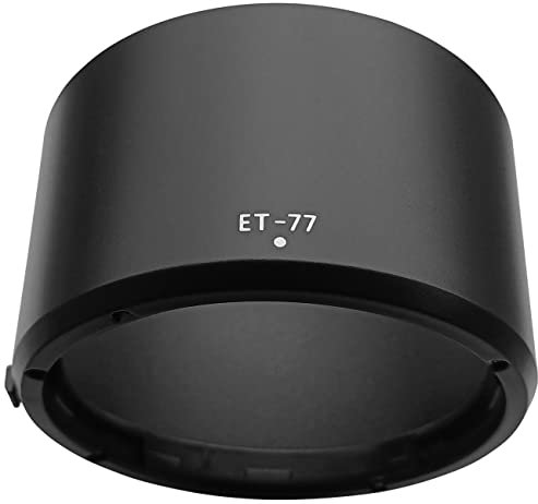 HUIPUXIANG RF 85mm Lens Hood for ET-77 Canon RF 85mm F2 Macro is STM【Not for RF85mm F1.2 L USM】 Lens on EOS R6 R6 Mark II R5 RP R Camera(for Accessories), 67mm Lens Hood