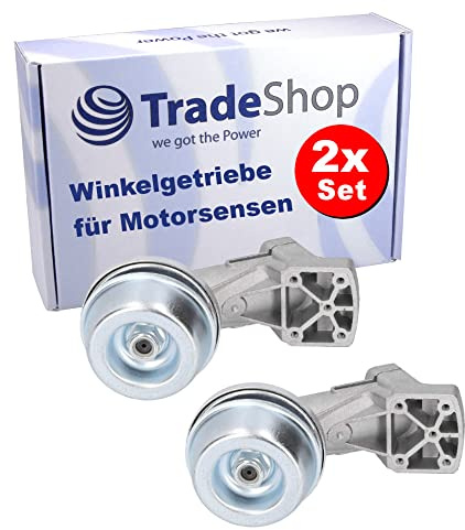 2 cabezales de engranaje/engranaje angular/cabezal recortador compatible con Stihl FS160 FS180 FS220 FS220K FS280 FS280K FS290 FS300 FS310 FS350 FS400