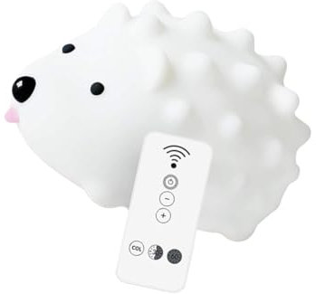 DOITOOL Igel USB Nachtlampe Silikon Sanftes Nachtlicht Mit Farbwechsel USB Ladung Nachttischdekoration Für Schlafzimmer Und Leselicht