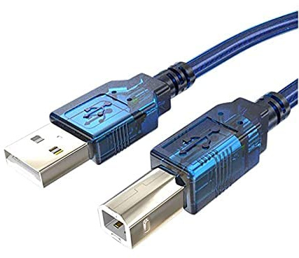 DHERIGTECH usb data cable lead for Epson Expression Home XP-2200 Printer