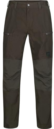Härkila Fjell Hose Herren Jagdhose Outdoor Strapazierfähig Gewachste Baumwolle Stretch Wasserabweisend Active Fit Flexibler Bund Reißverschlusstaschen
