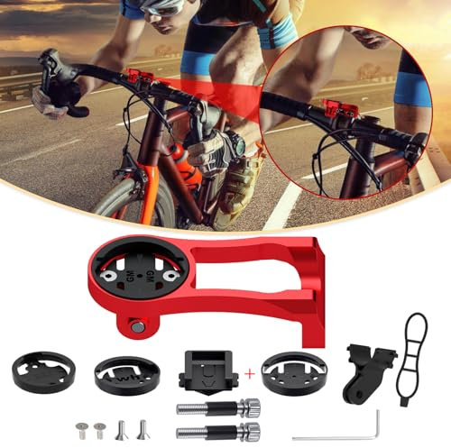 BIKOOCO Cycling Computer Mount - Versatile Out Front GPS Mount for Wahoo, Garmin, Bryton, Cateye - Compatible with 1.26''/32mm Handlebars - Ideal for Mountain Bikes and More