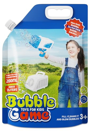 PANACARE KONZENTRIERT Seifenblasenflüssigkeit Nachfüllflasche (bis zu 1 Liter) Mischung der Seifenblasen für elektronische Seifenblasenmaschine/Seifenblasenpistole (100ml-1L)