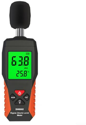 Dezibel-Messgerät, tragbares Schallpegelmessgerät, Dezibel-Schallmessgerät, 30-130 dB, Dezibel-Tester, für Industrie, Outdoor, Innenbereich