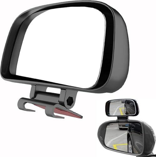KEWAYO Backspegel bil anti-vinkel blind, 360° roterande, vidvinkel, universell för bil, SUV, skåpbil, enkel installation