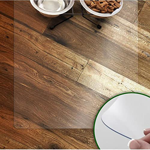 Tappetino protettivo per pavimenti in PVC trasparente, spessore 2 mm, larghezza 140 cm, 80 cm x 180 cm, pellicola trasparente per pavimenti in legno
