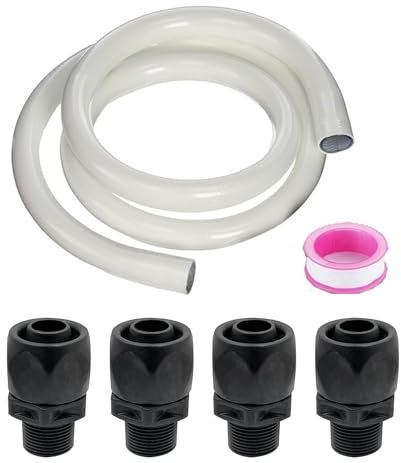 Yooghuge Poolfilterpumpenschlauch Mit 4 Schnellanschluss Poolpumpenschlauchschlauch Kits Für Poolreiniger Poolpumpe Ersatzschlauch Dauer