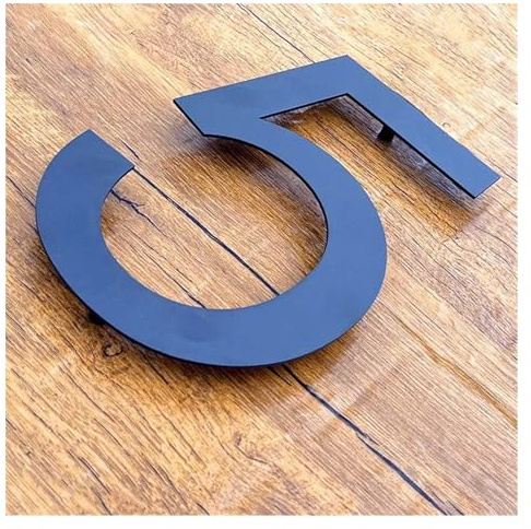 Numero Civico Esterno,Numero Civico Numeri civici in acciaio inossidabile da 150mm/200mm Targhe Uso apto para indirizzi esterni Targhe in metallo grandi galleggianti Targhette Uso apto para nome della
